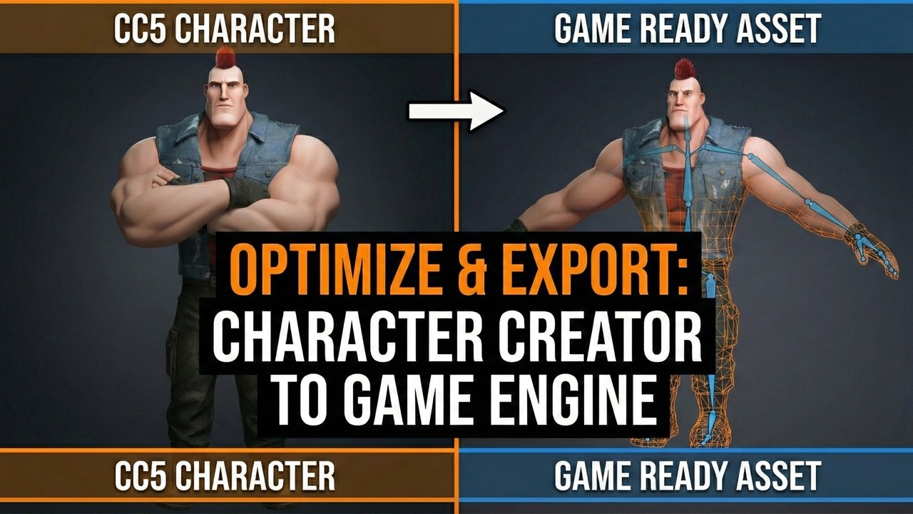 How to Convert a CC Character for Games