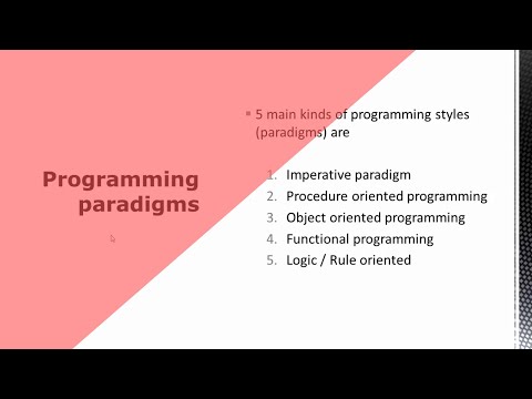 Programming Paradigms |