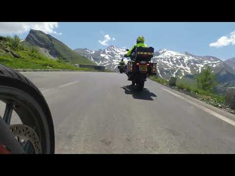 Grossglockner ride southern side uphill on BMW R1250GS