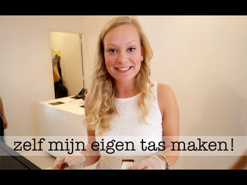 Wonderbaar SOPHIE | Mijn eigen leren tas maken! - YouTube YR-17