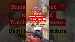 Ndt Qaqc Students Feedback Training Placement Babar Shaikh