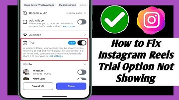How to Fix Instagram Reels Trial Option Not Showing Problem 2025 || Instagram Trial Option Missing