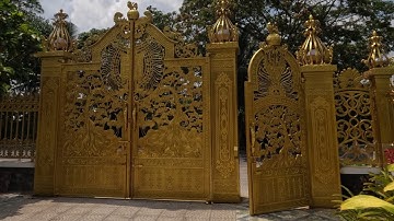 xưởng sản xuất cửa cổng rào sắt hoa văn mỹ thuật Tuấn Anh, cổng rào đẹp