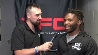 Raufeon Stots Interview: XFC 50, Danny Sabatello, Patchy Mix, What's Next ?