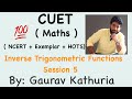Inverse Trigonometric Functions MCQs | CBSE | CUET Domain Maths | JEE MAINS | Practice Session 5