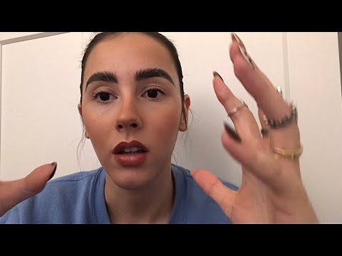 ASMR- fast paced fishbowl effect and rambling🤓🐠 (inaudible whispers, measuring and examining you)