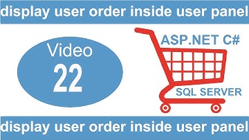 display user order inside user panel in asp.net c#