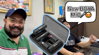 New Boya MIC testing Vlog 🎤 ( wireless microphone)