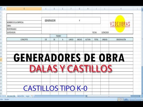 GENERADOR CASTILLOS K0