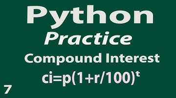 Python program to calculate compound interest in python in hindi