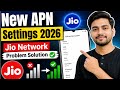 ✅Jio New APN Settings 2026/Jio Network Problem Solution/jio apn settings for fast internet🚀/2026