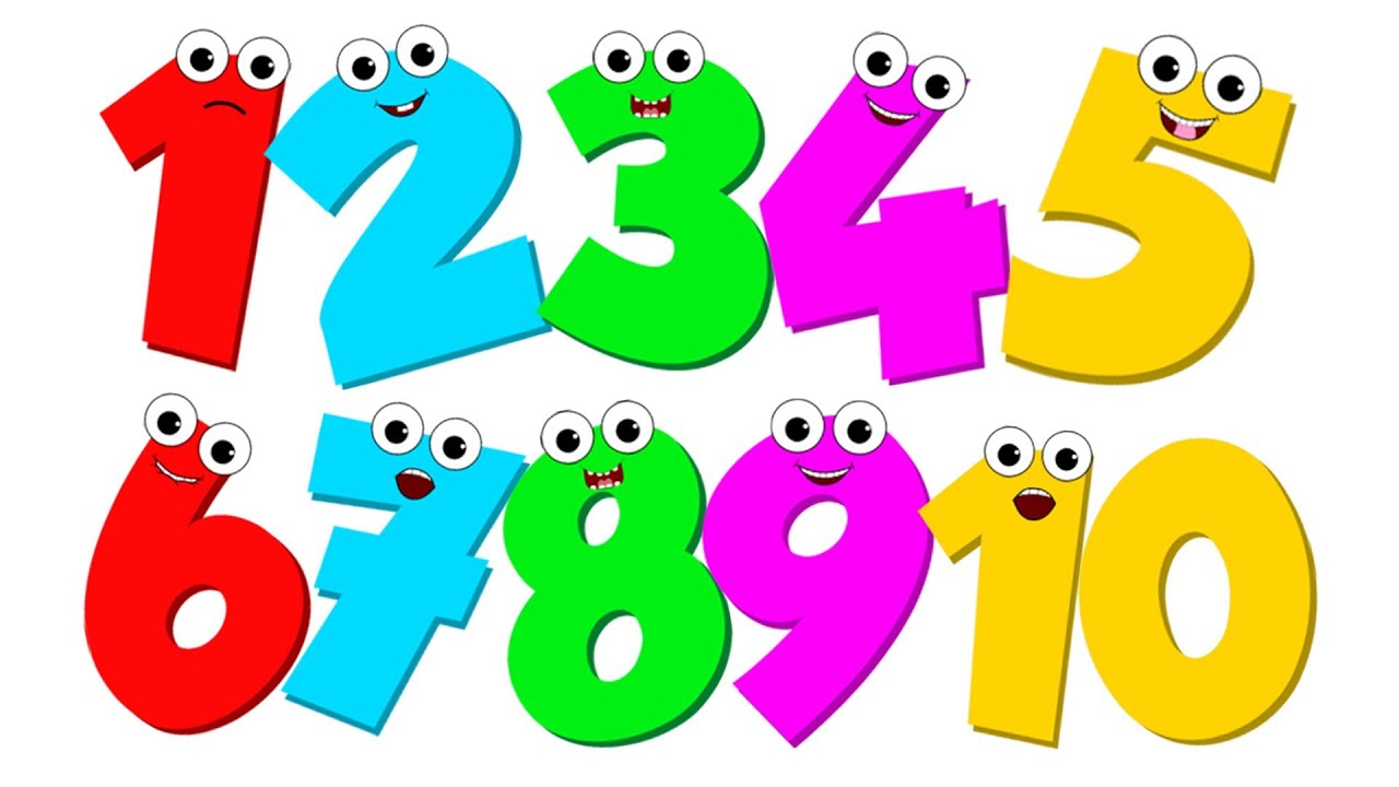 clipart of numbers 1 10 - photo #25