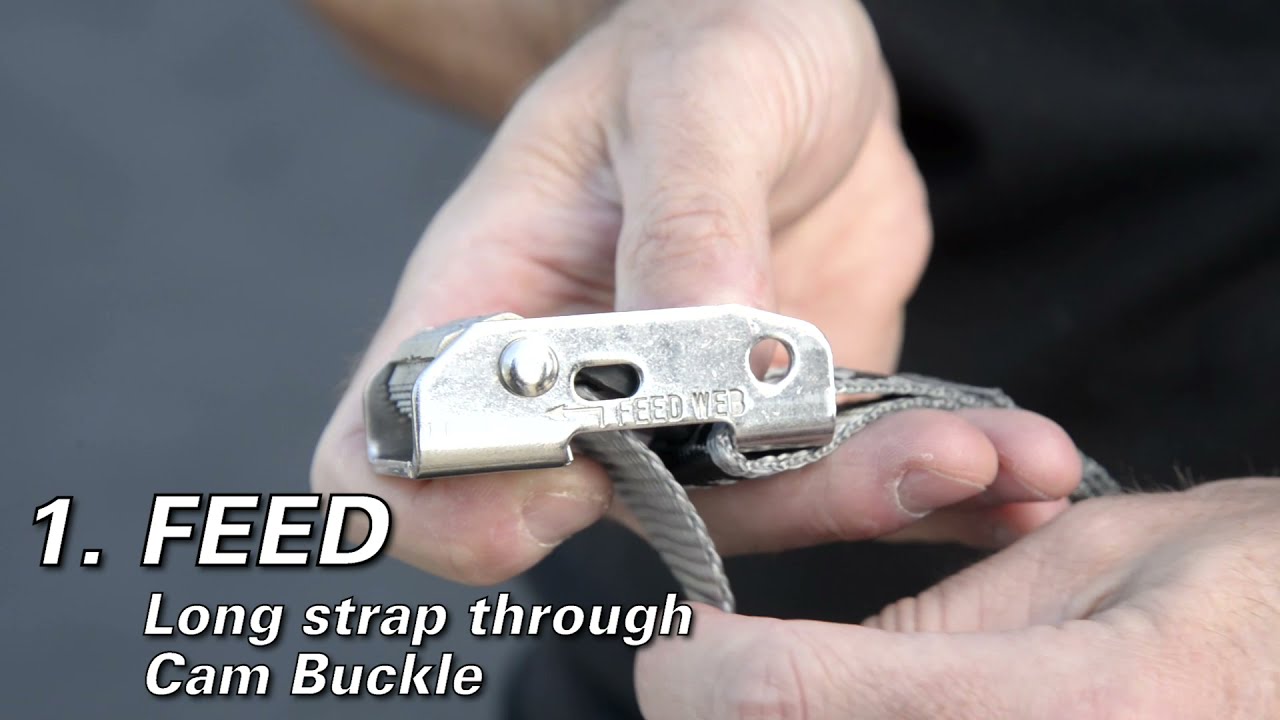 Keeper How To Use Cam Buckle Tie Down Youtube