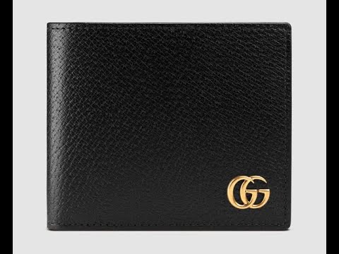 GUCCI GG Marmont leather coin wallet 428725 DJ20T 1000 - YouTube