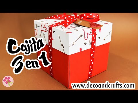 Cajita para regalar - manualidades fáciles - Manualidades para todos 