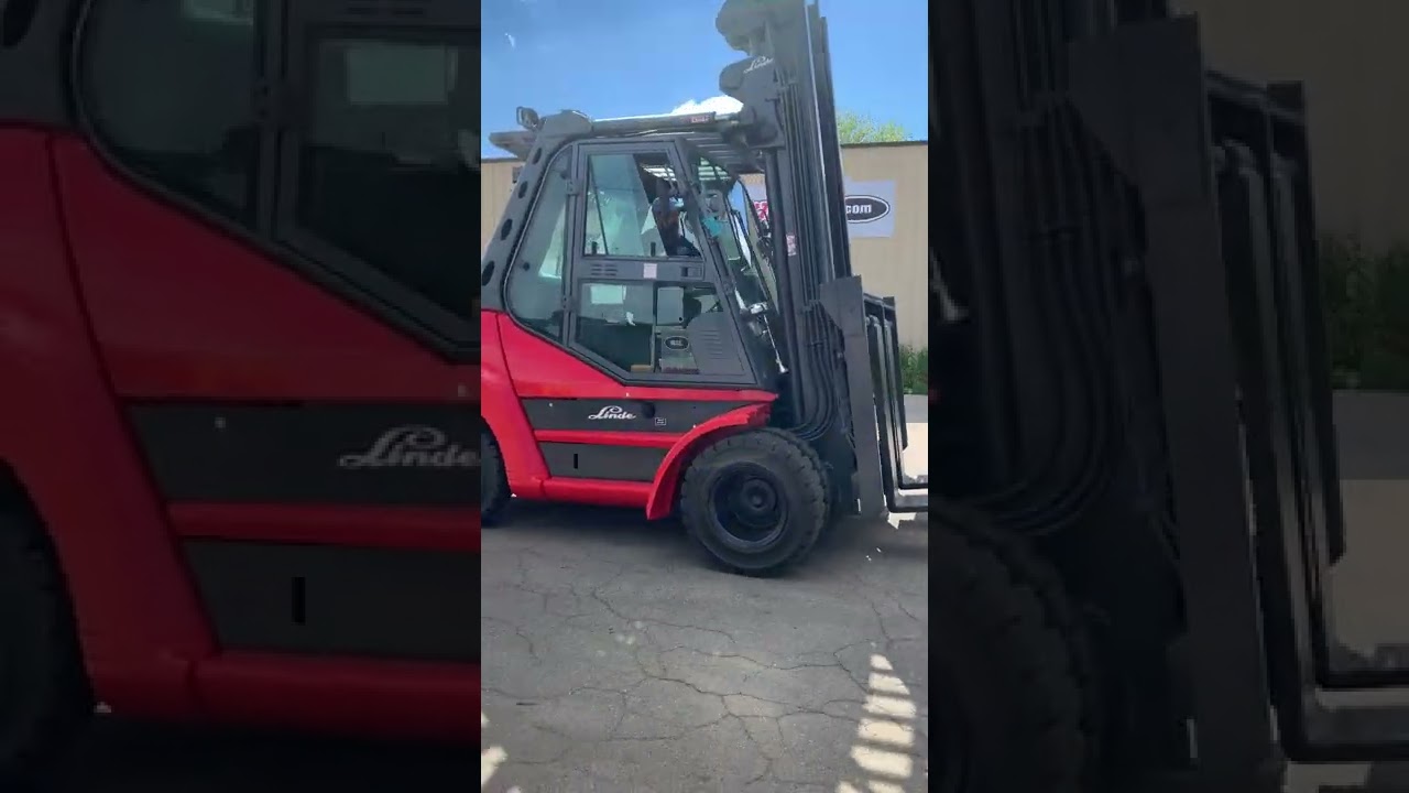 2015 LINDE H70D HYDROSTATIC TRANSMISSION WITH SIDE SHIFT AND FORK POSITIONER