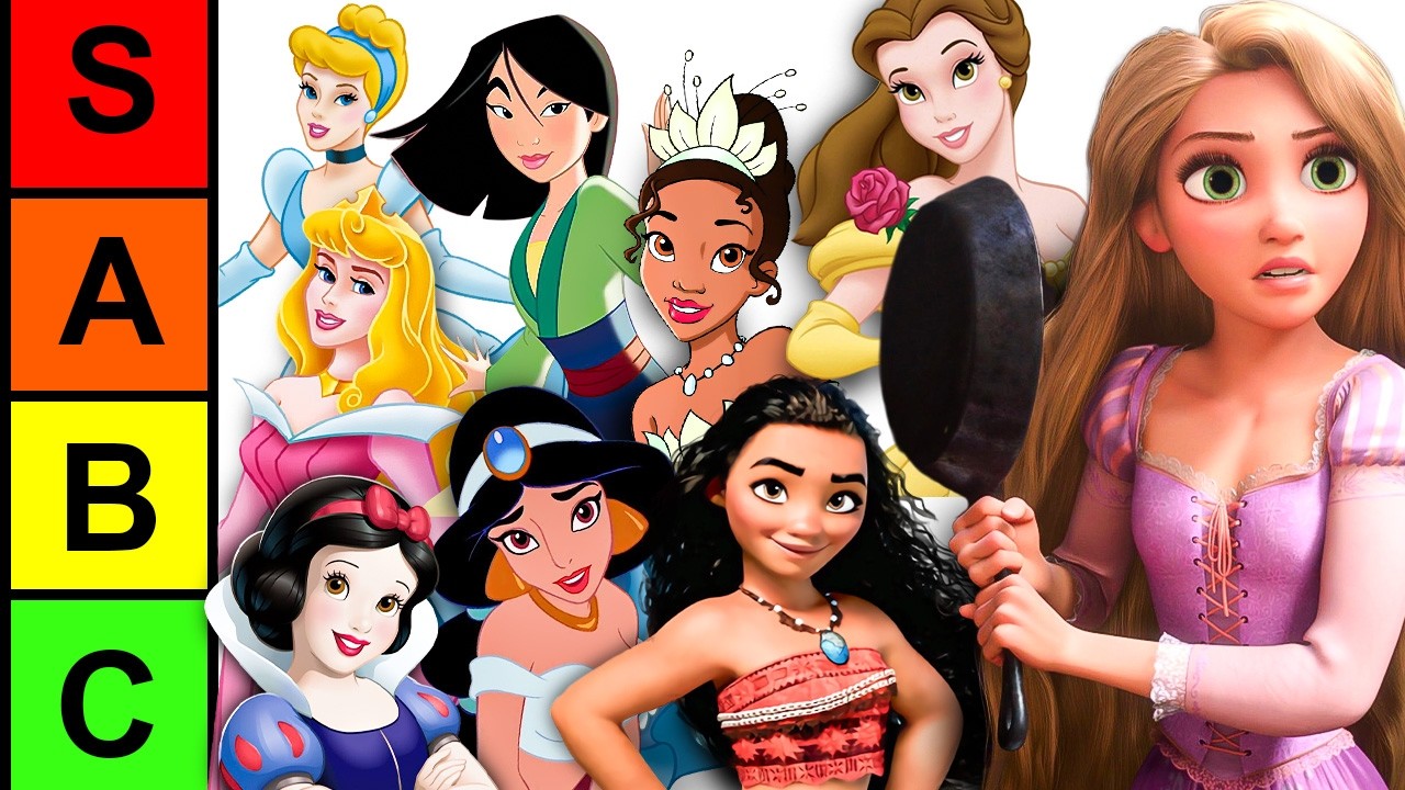 Princess Ranking For Pictures Ranking Every Disney Princess by Their Aura - YouTube