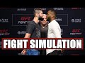 Khamzat Chimaev vs Leon Edwards - Fight Simulation!