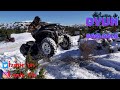 Karda zorlu off road- Cforce 625 atv ve 2021 Cforce 1000 atv lerin karda performans ve yanlamaları.