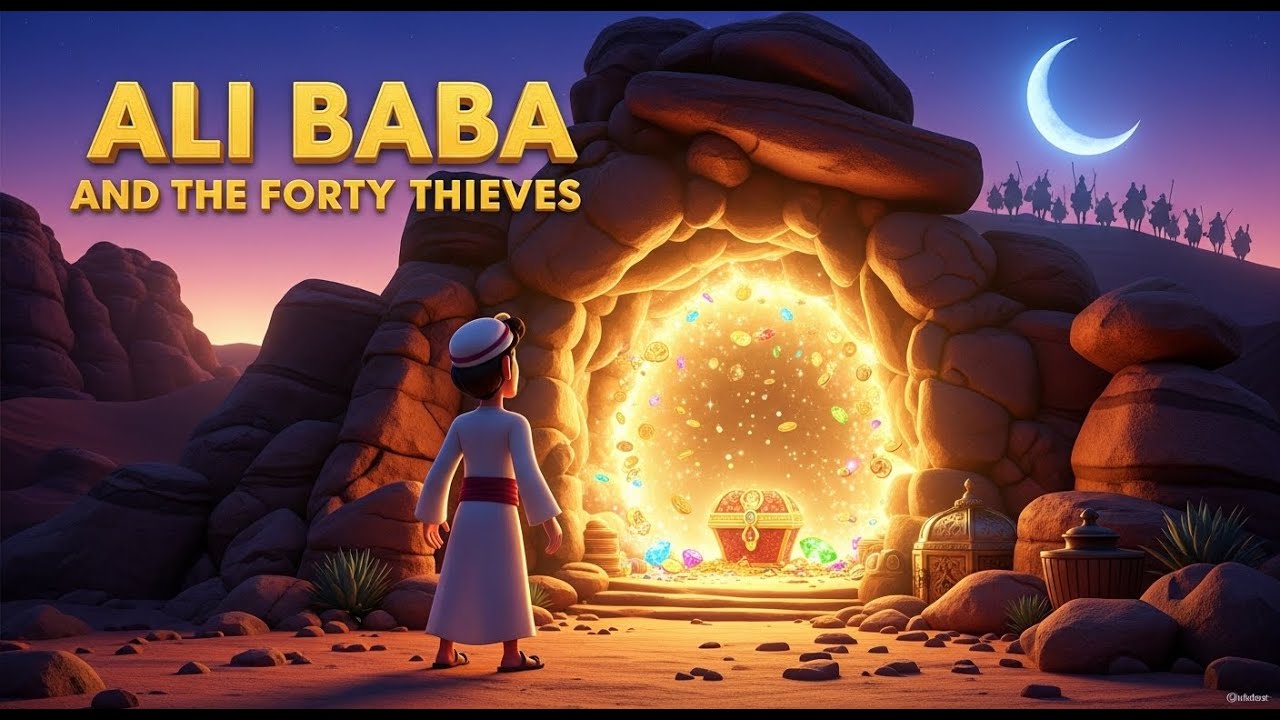 Ali Baba and the Forty Thieves – The Secret of Open Sesame! | Magical Story for Kids in English