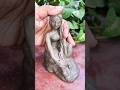 making a village girl with clay | #shorts #clayart #clayidol #diy