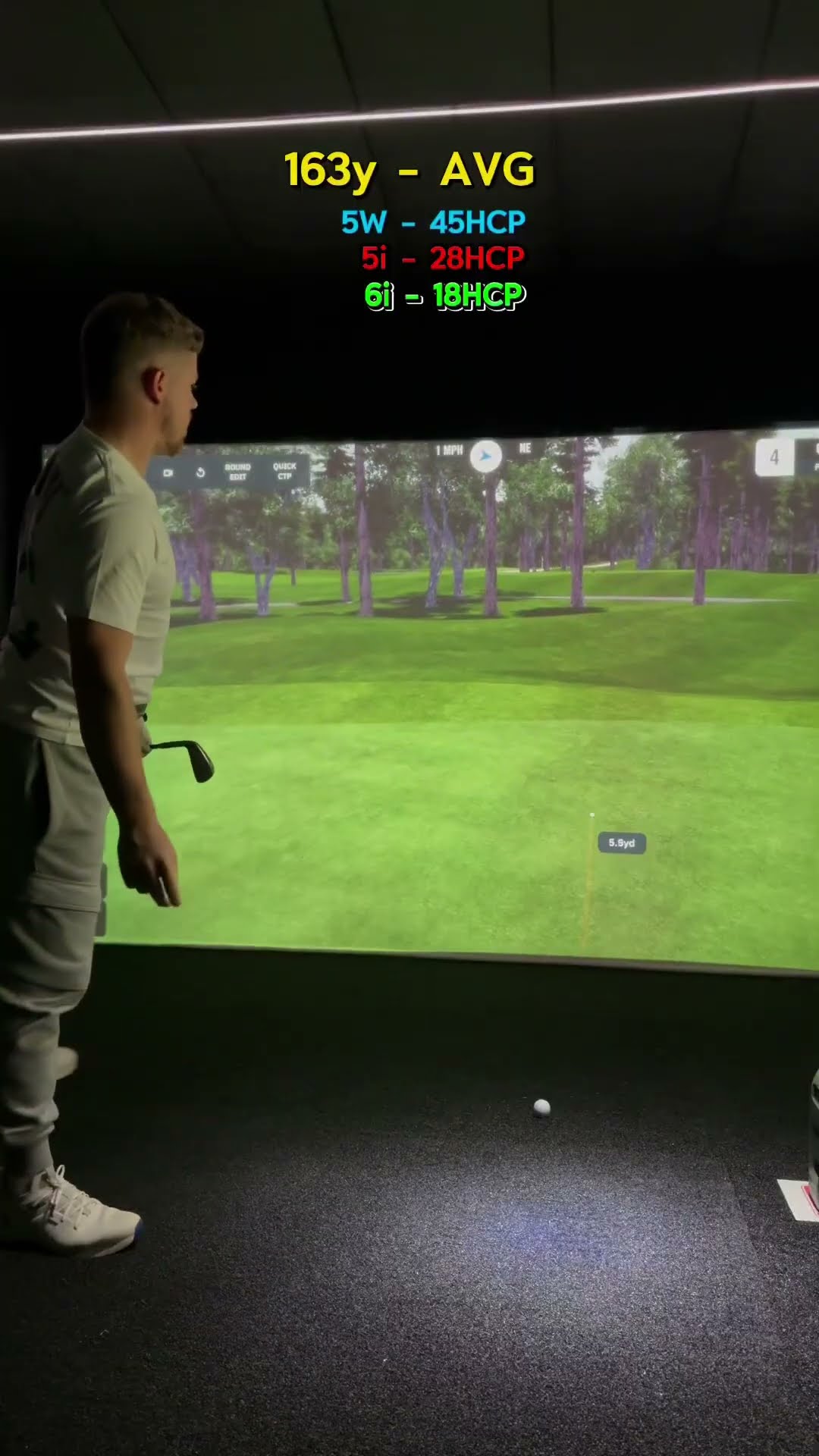 AVWRAGES from 163 YARDS #golf