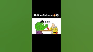 Saitama & Hulk arms wrestling | video clip by @NormalityGuy_official #shorts #anime #badass #moments
