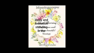 Morning prayer for today #love #godiswithyou  #morningprayer #viralprayer #christiancreator #faith