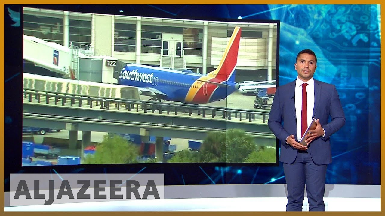 🇺🇸 طائرة بوينغ 737 ماكس تهبط اضطرارياً في أورلاندو | الجزيرة الإنجليزية