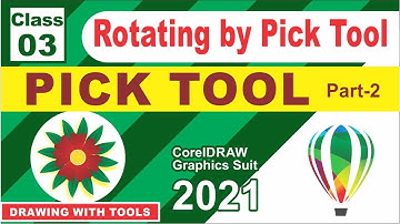 Pick Tool in Coreldraw 2021 Part-2 | Making Drawing with pick tool | Class-3 | Al Rafay Computers