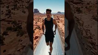 A man running on train #fighter #knowledge #jet