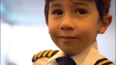 6-Year-Old Genius Kid Becomes Etihad Airways Pilot for a Day