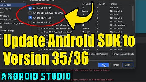 How to Update Android SDK to Version 35/36 in Android Studio – Step-by-Step Guide 🚀