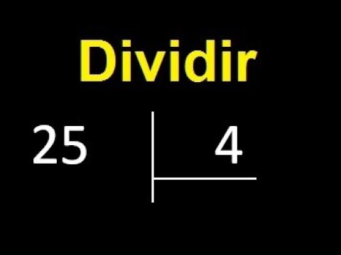 Video: ¿Cuánto es 4 sobre 25 como decimal?