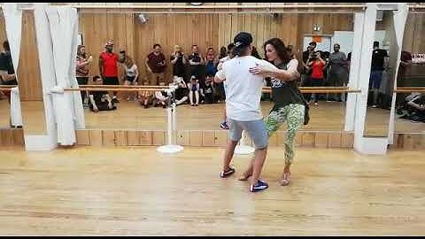 Gab & Sabrina at Bleu blanc zouk festival in Paris 2019