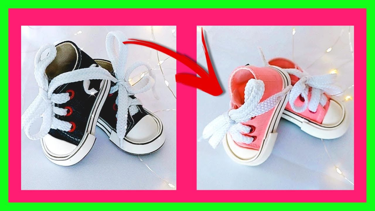 Como Fazer Tênis All Star de Boneca Super Realista