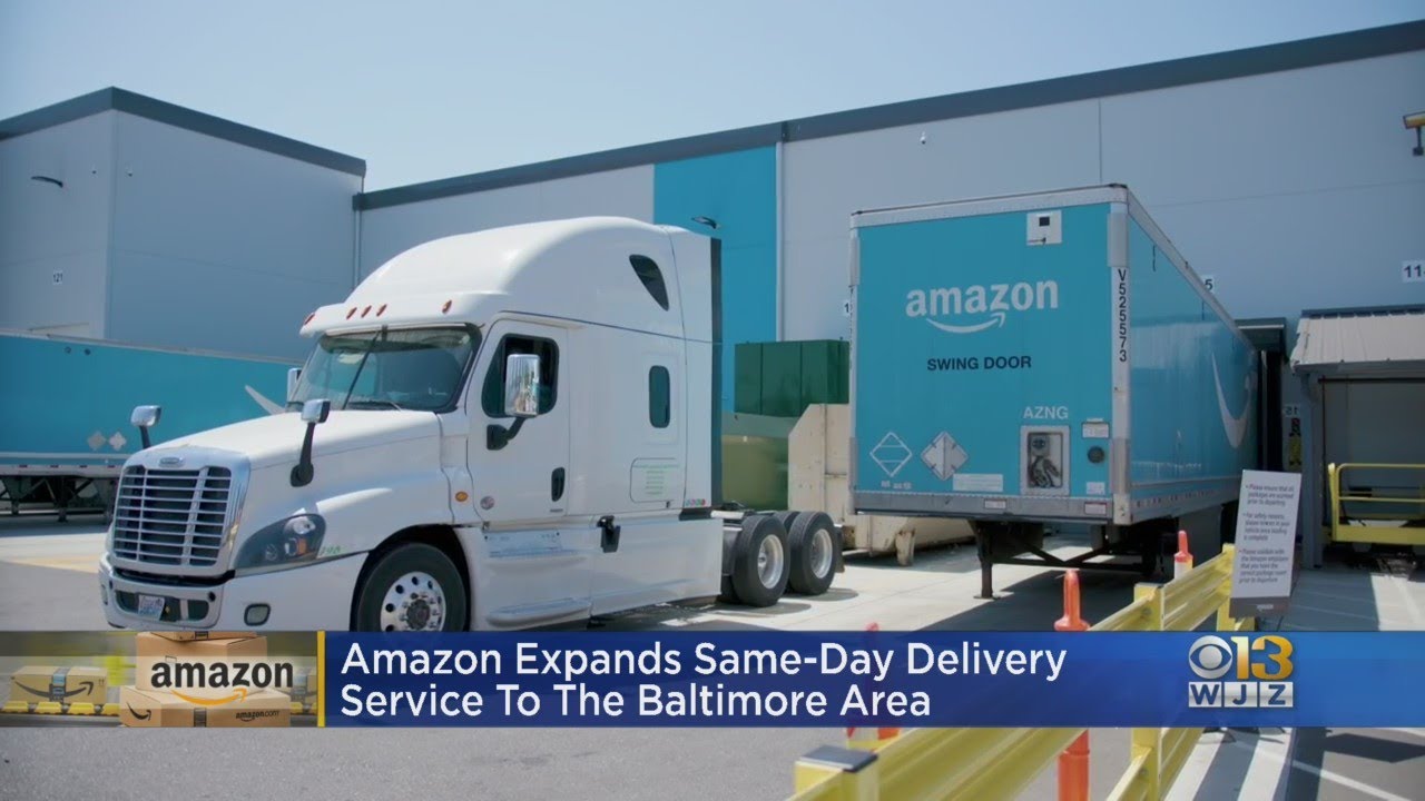 Amazon Expands Same-Day Delivery Service To Baltimore Area