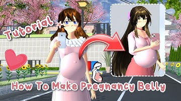 How To Make Pregnancy Belly in Sakura School Simulator Tutorial #sakuraschoolsimulator