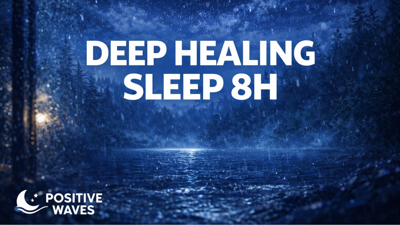 POSITIVE WAVES | 8 Hours Deep Sleep Healing Music 🌙 Full Body Relaxation