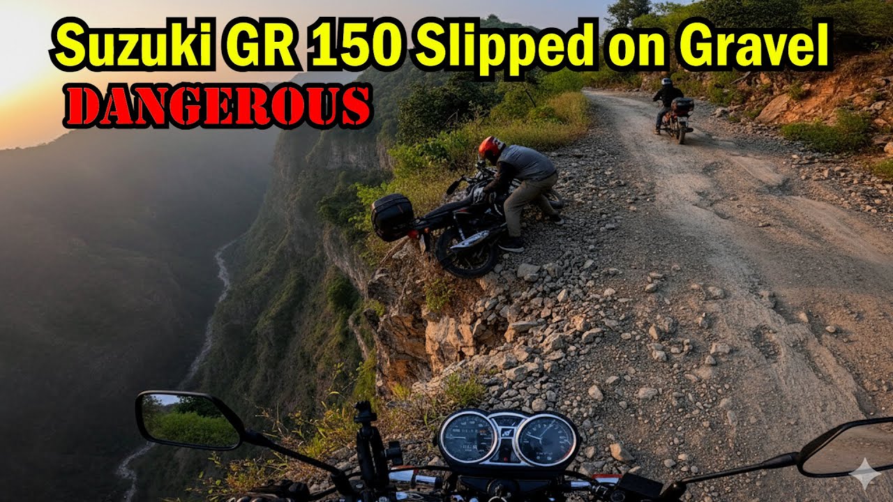 Yeh Dangerous Scene Dekh Kar Sab Darr Gaye! GR 150 Slip on Gravel