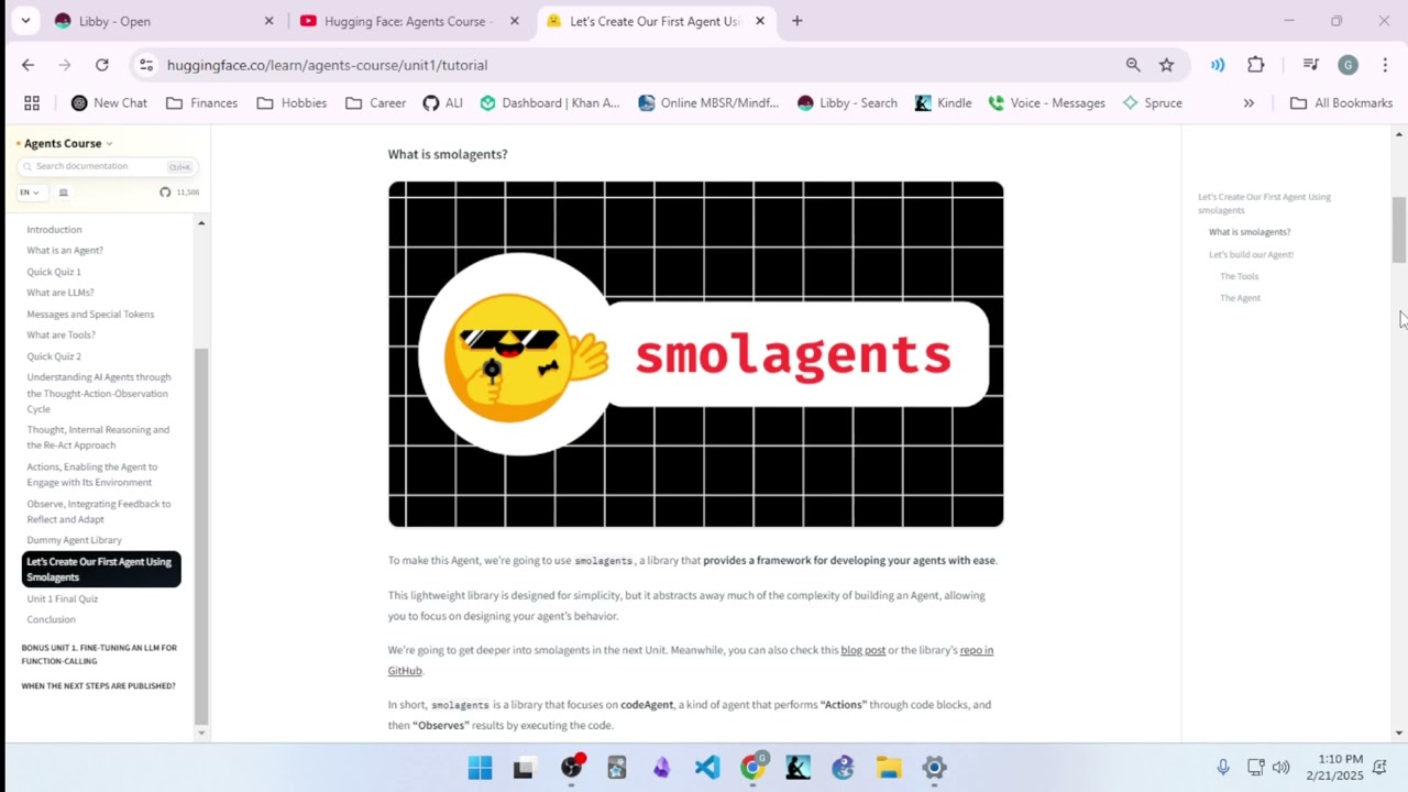 Hugging Face: Agents Course - Part 7