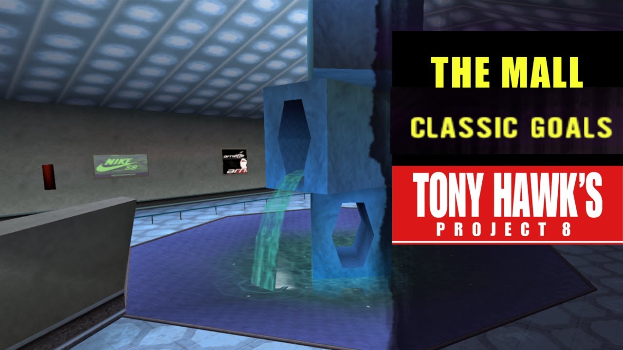 Tony Hawk’s Project 8: Classic Mode on SICK - The Mall (PSP Gameplay)