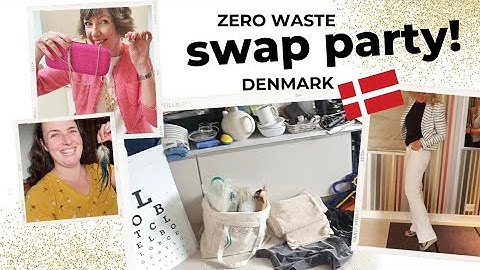 Swap Party Ideas from Denmark - how to host a hygge, zero waste event!
