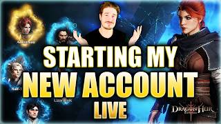 MY BRAND-NEW ACCOUNT! Starting from scratch DAY 1 in Dragonheir: Silent Gods 🎉 #dhsg