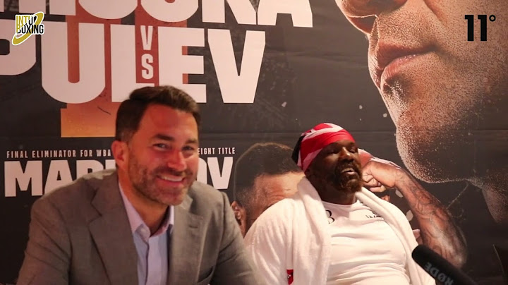 DEREK CHISORA FULL POST FIGHT PRESS CONFERENCE AFTER KUBRAT PULEV VICTORY!
