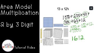 Area Model Multiplication Intro 2 Digit by 3 Digit