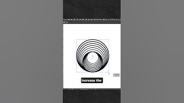 Scale Stroke - Adobe illustrator trick #graphicdesign #logo #design