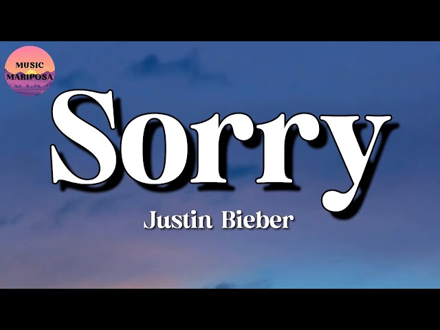 Justin Bieber – Sorry || Avicii, 24kGoldn, Lewis capaldi (Lyrics) class=