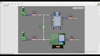 LabVIEW Level control 2 water tanks