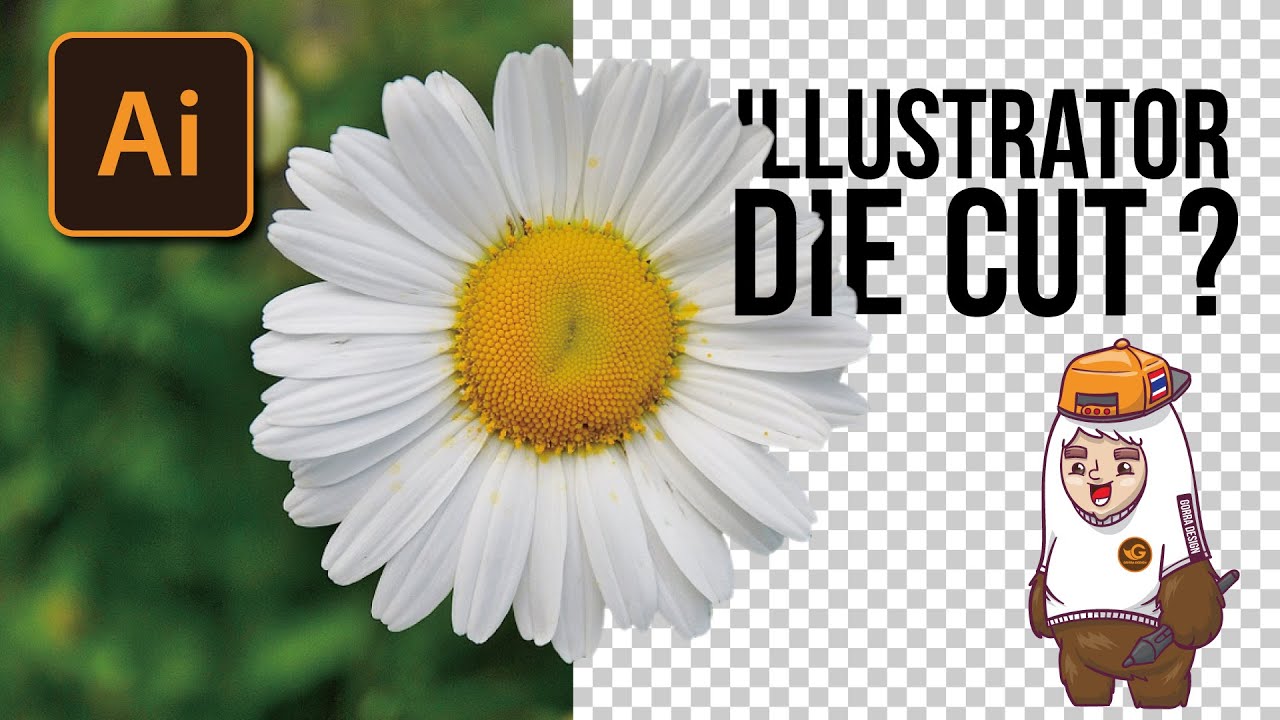 Die cut picture วิธีไดคัทรูปด้วย illustrator Gorra Design YouTube